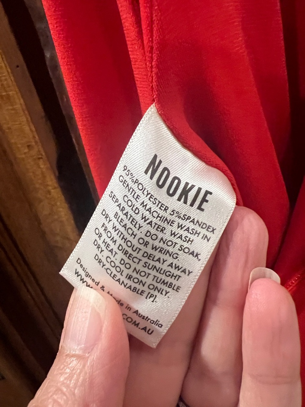 Revolve | Nookie Alba Gown in Cherry Red One-Shoulder Evening Gown - Picture 11 of 11